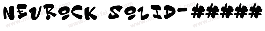 Neurock Solid字体转换